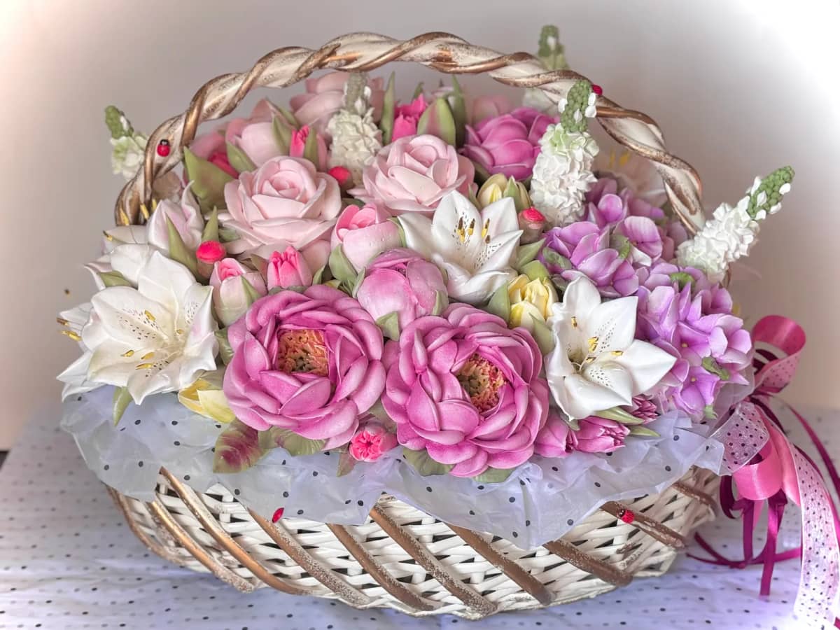 Корзины с цветами