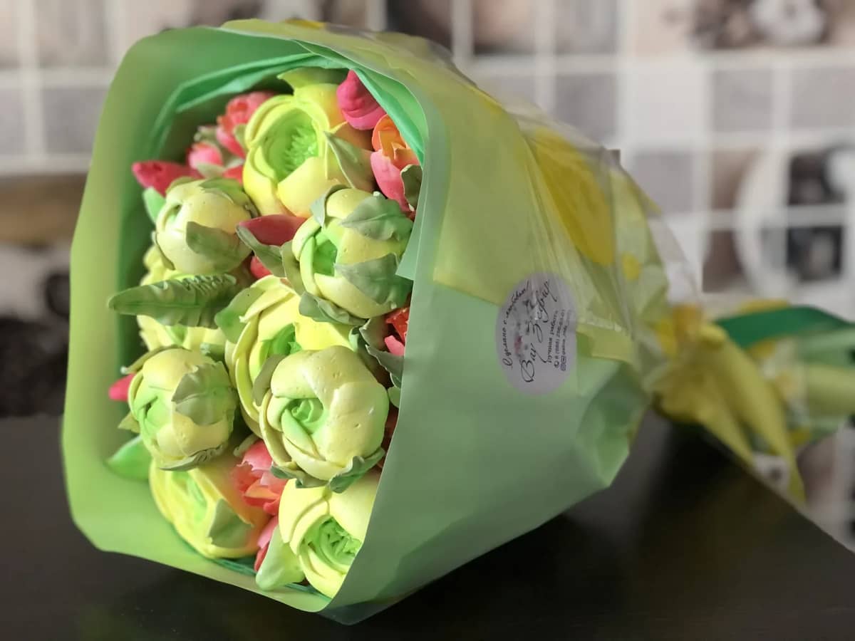Букет пионов (пионы и бутоны)