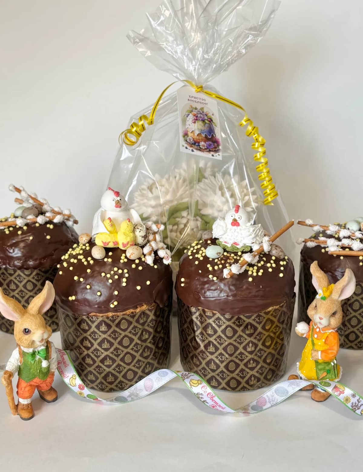 Шоколадные куличи